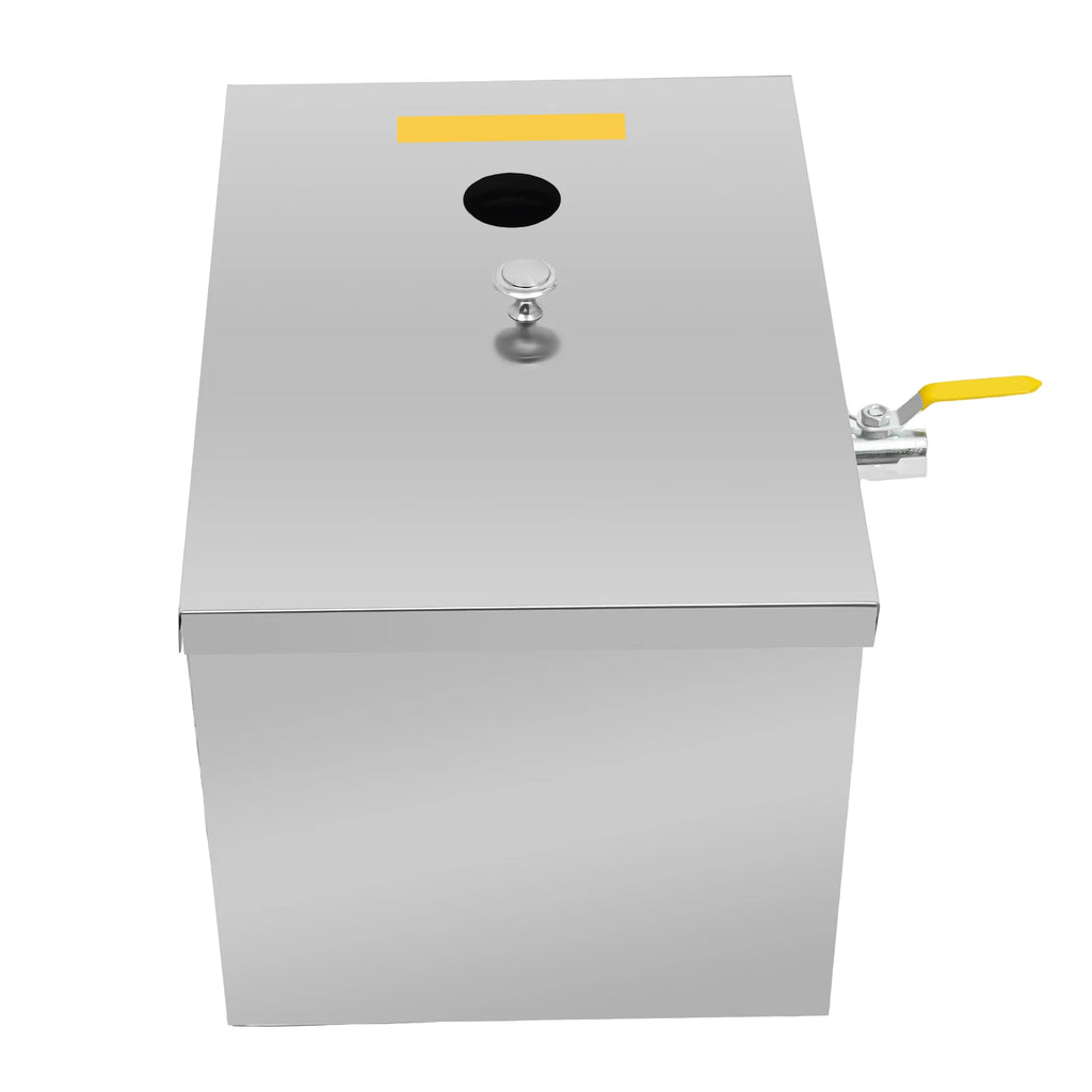 20L Stainless Steel Grease Interceptor w/Automatic Shut-off
