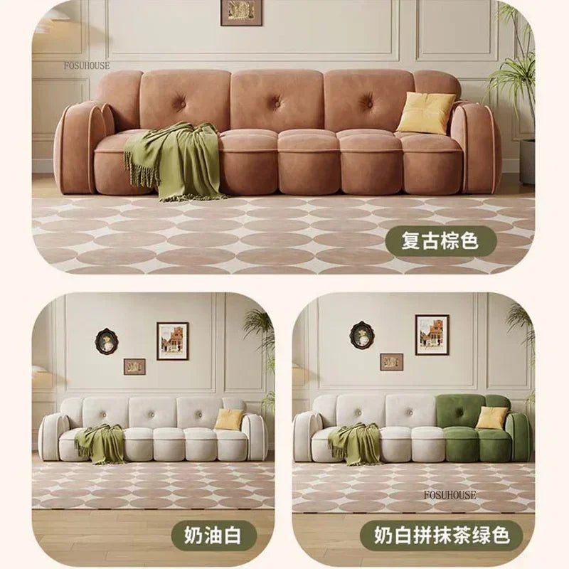 Brown Living Room, Small Apartment, Marshmallow Cloud Sofa