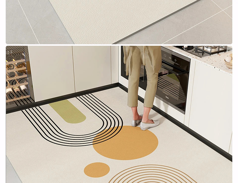 Waterproof, Oil-proof, Non-slip Floor Mats, Area Rugs