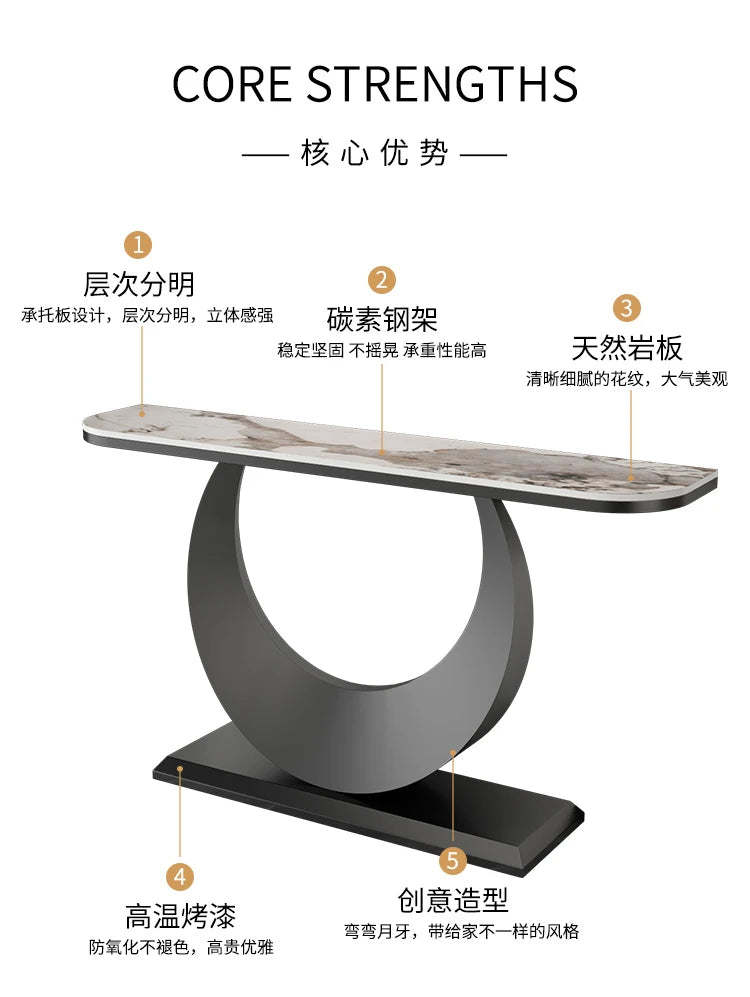 Modern Console Table Decor Hallway Luxury Design