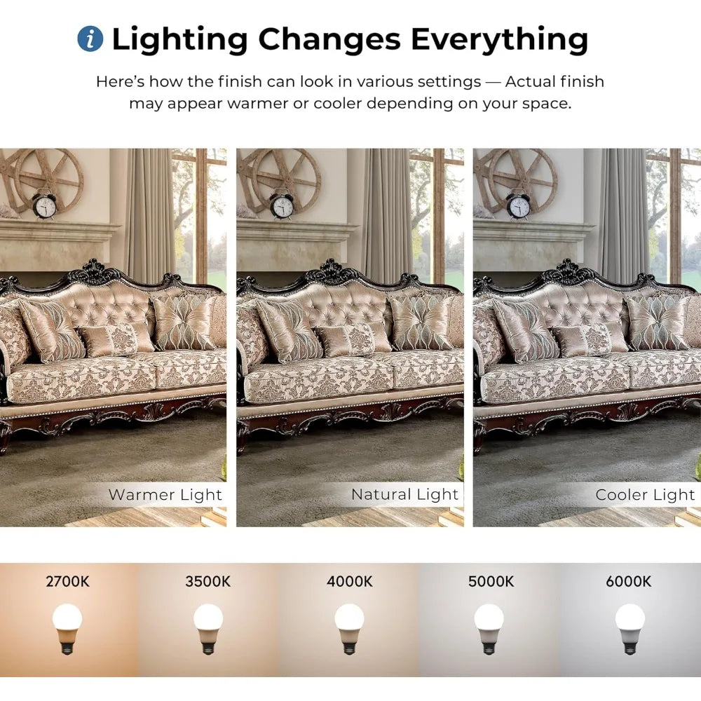 3-Piece Sofa Set with Nailhead Trim