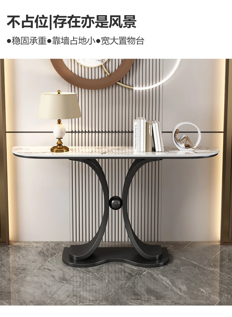 Hallway Lobby Marble Console Table