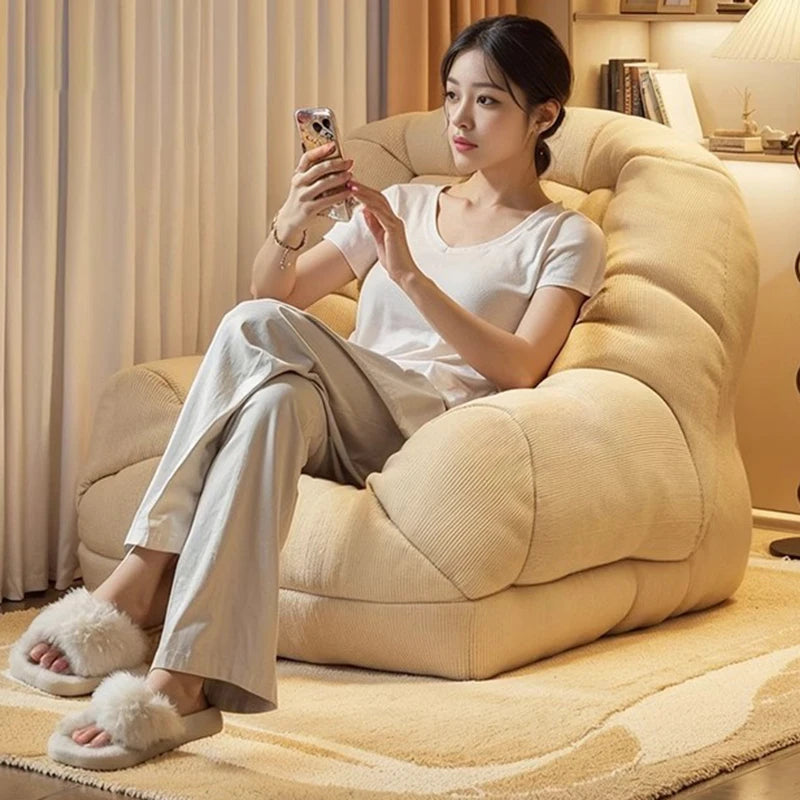 Bean Bag 1-person Sofa, Ottoman