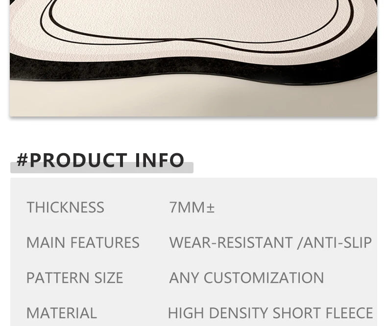 Living Room Rug, Big Size, Anti-slip