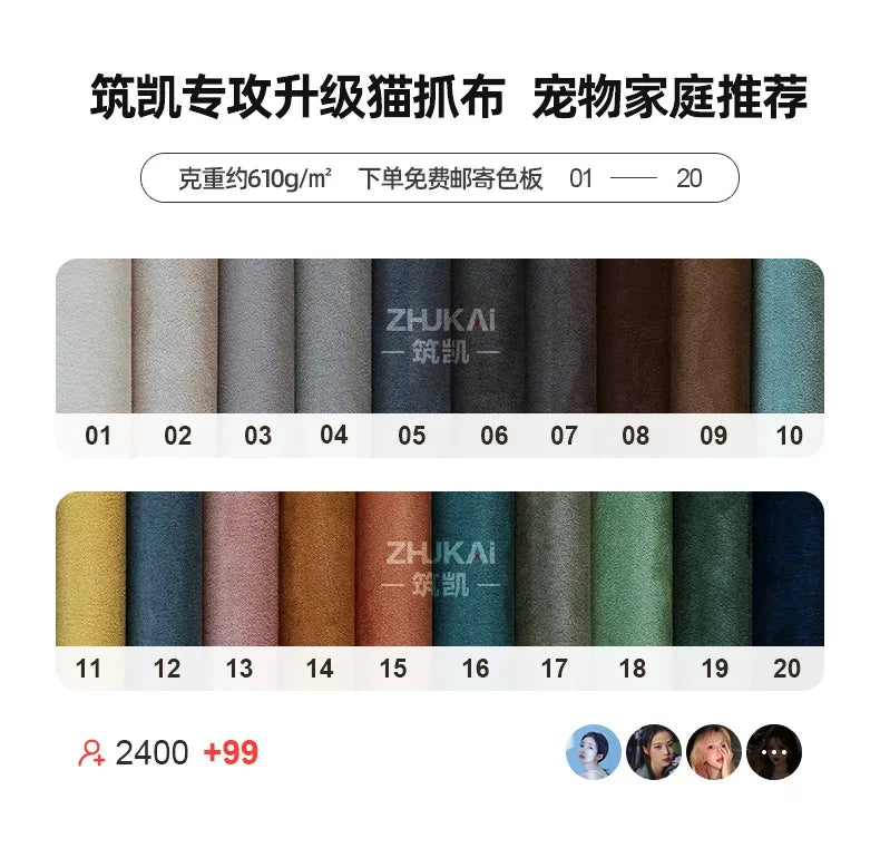 Fabric Corner Modular Living Room Sofas