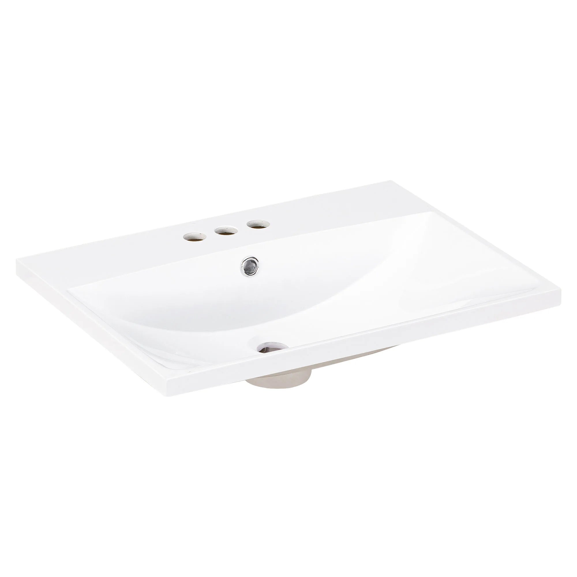 24-Inch Single Basin 



24" Single Basin Vanity Resin Top Only, 3 Faucet Hole