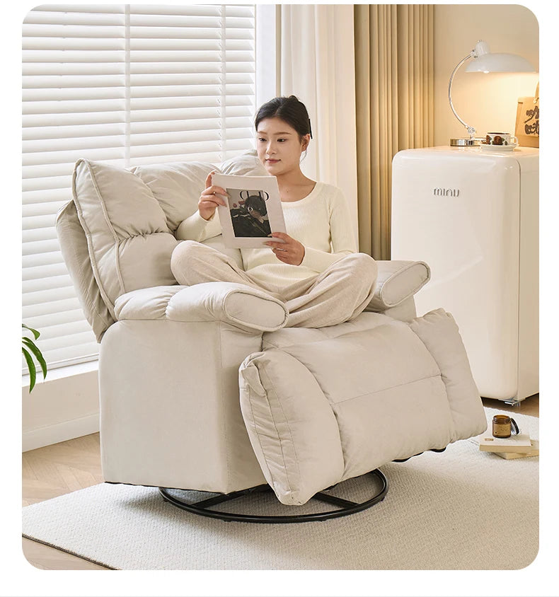 Leather Sofa Lounge Armchair Living Room Recliner