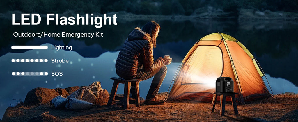 150W Power Bank with AC 110V, Camping/Home/RV