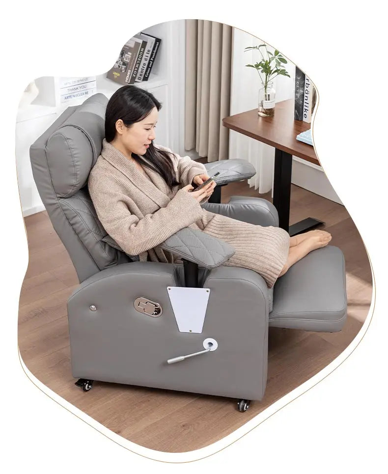 Leather Sofa Lounge Armchair Living Room Recliner