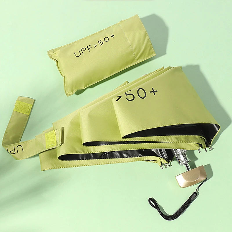 Mini Sun, Rain Pocket Umbrella, Vinyl, Folding