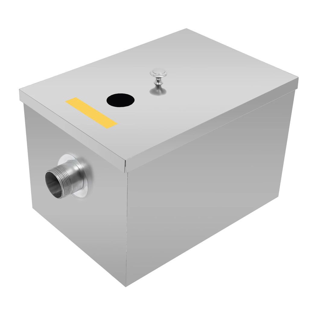 20L Stainless Steel Grease Interceptor w/Automatic Shut-off