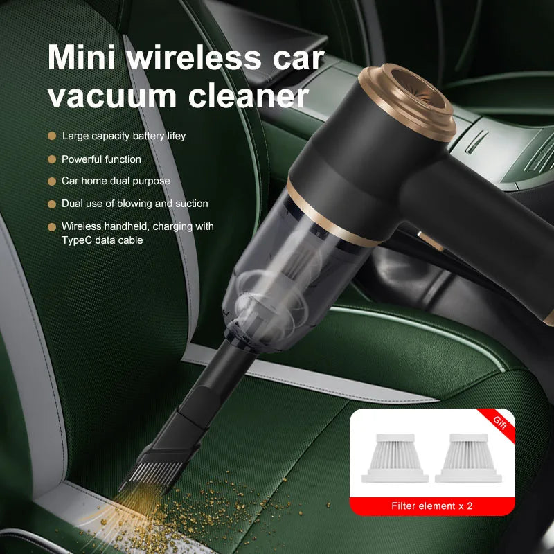 Wireless Car Vacuum Cleaner, High Power Cleaning Machine