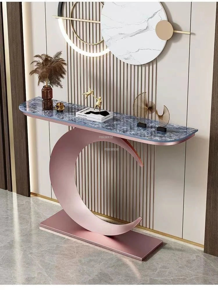 Slate Hallway, Porch Iron Console Table