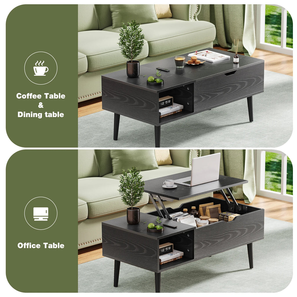 Lift Top Coffee Table, Desk, 39.37"x19.7"