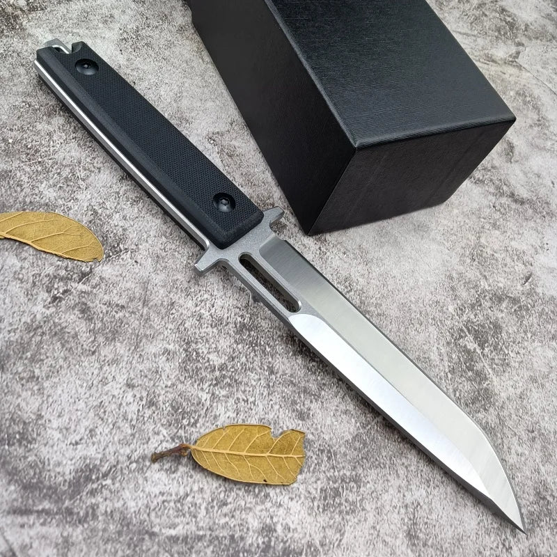 Fixed Blade Knife Cleaver Blade Anti-slip Handle