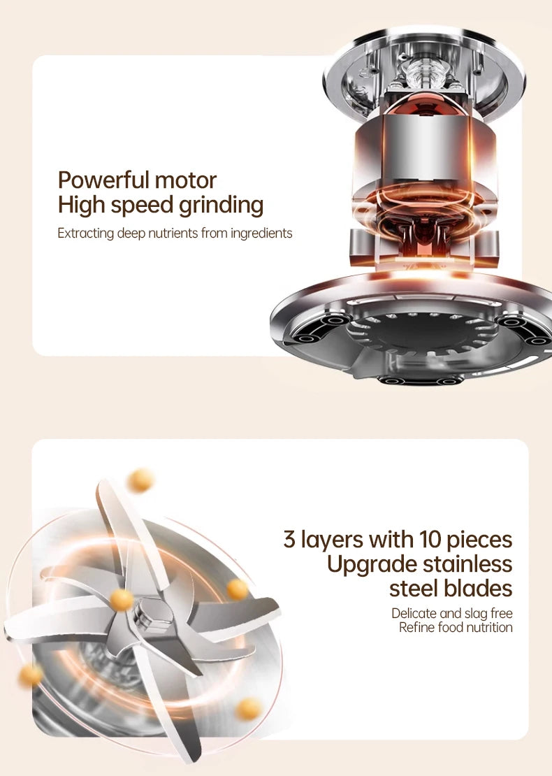 Blender with Heating Function Soybean Milk Maker