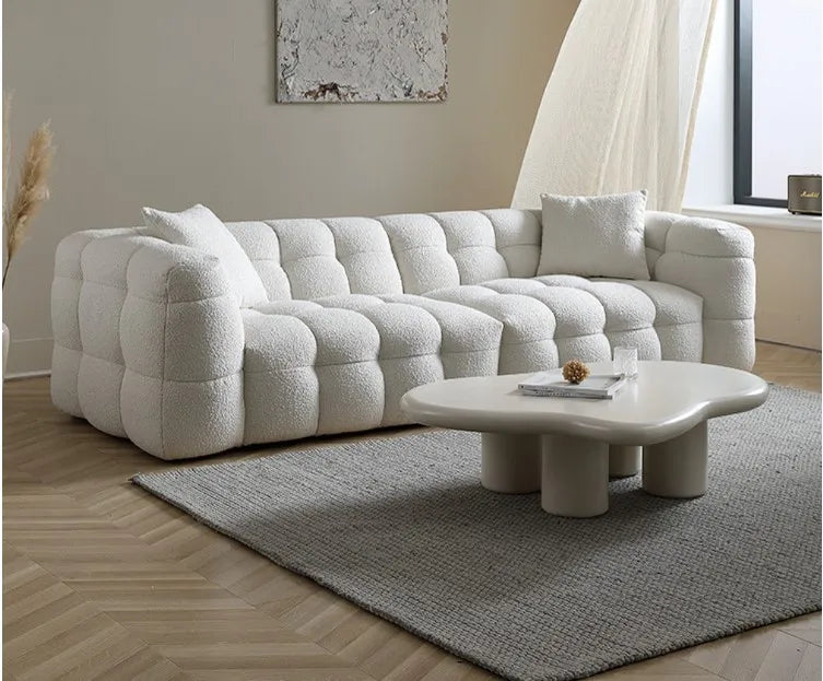 Plush Reclining Sofa Corner Lounger