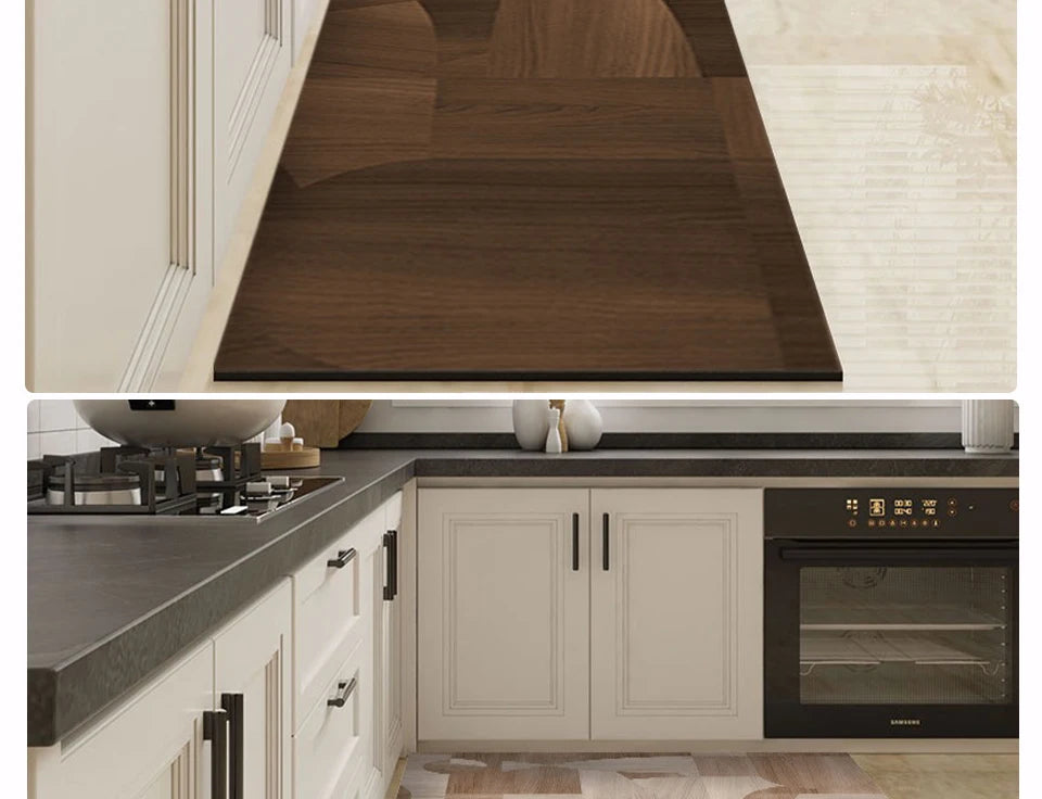 Waterproof Floor Mat Brown Imitation Wood Grain