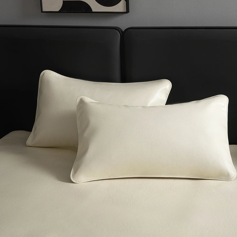 Water Buffalo Cowhide Mattress Topper, 2 Pillowcases