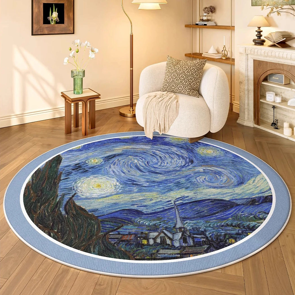 Round, Soft, Anti-slip Carpets