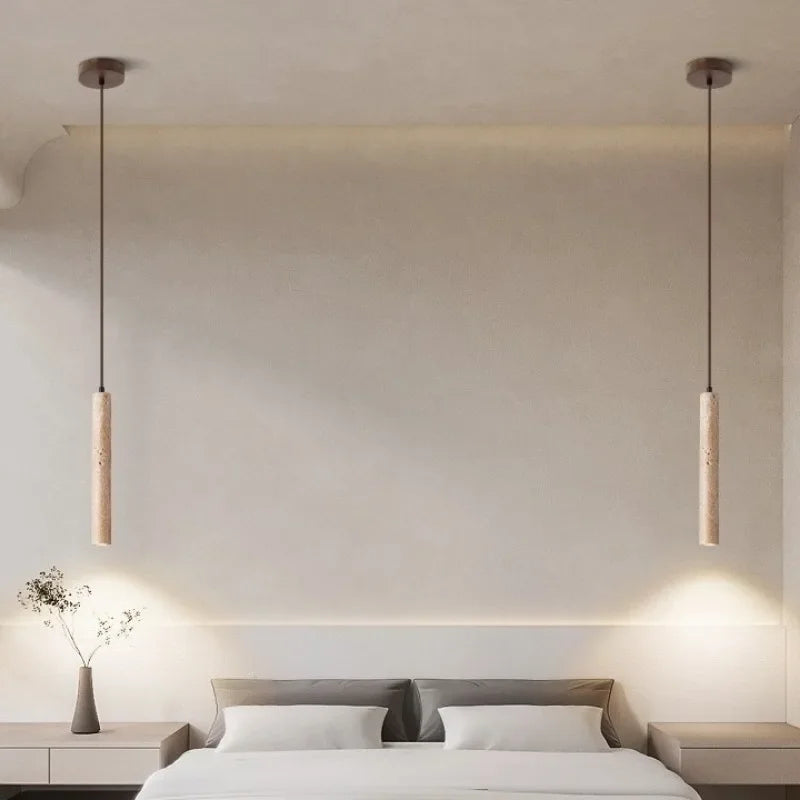 Stone Pendant LED Lamps, Bedroom, Bathroom, Dining Room