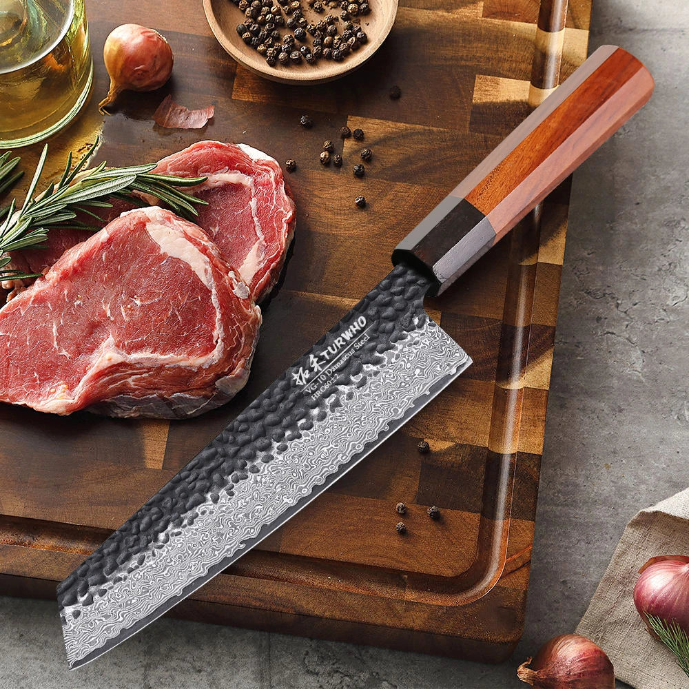 8.2-inch Japanese Chef Knife Handmade Damascus Steel