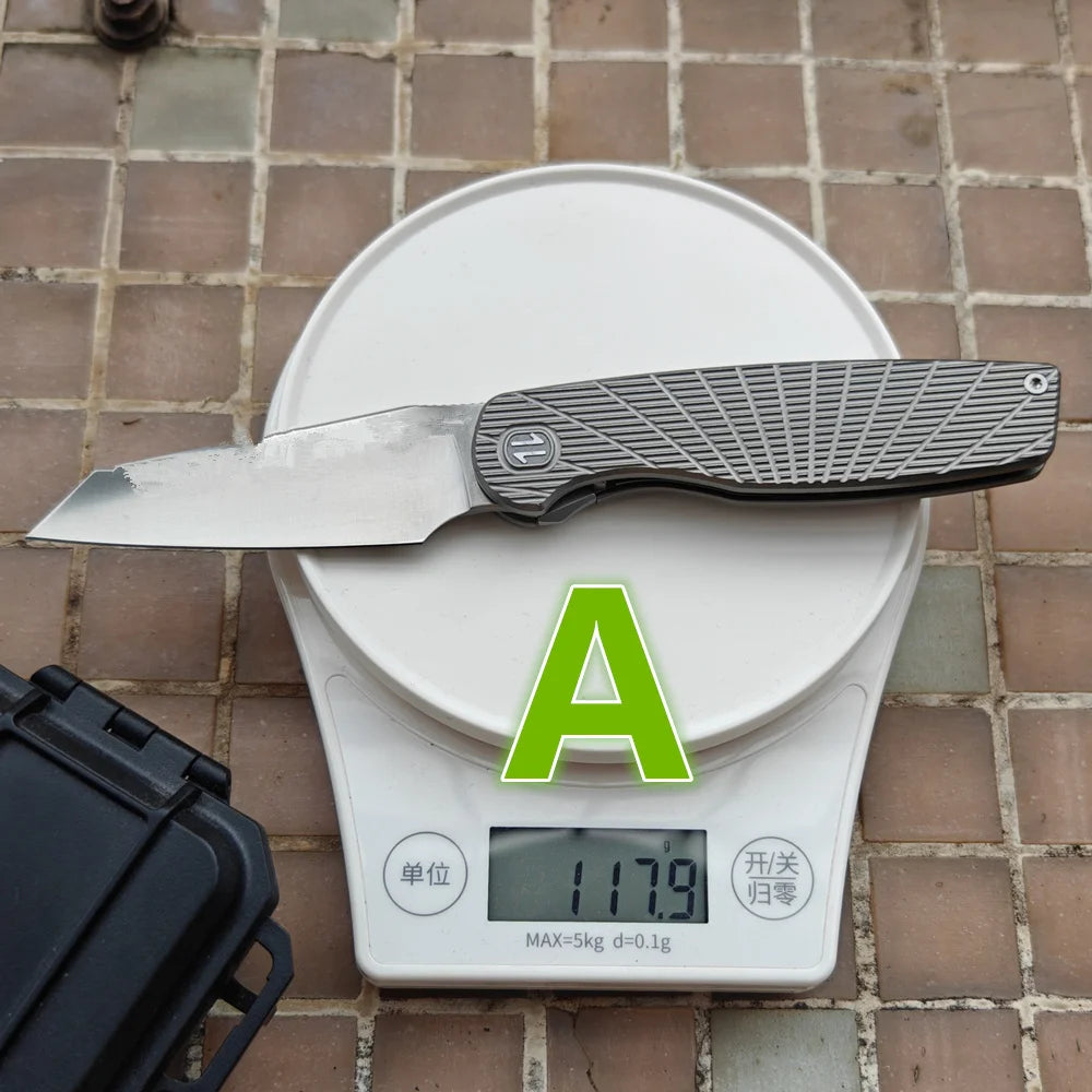 Titanium Camping Hunting Outdoor Folding Knife