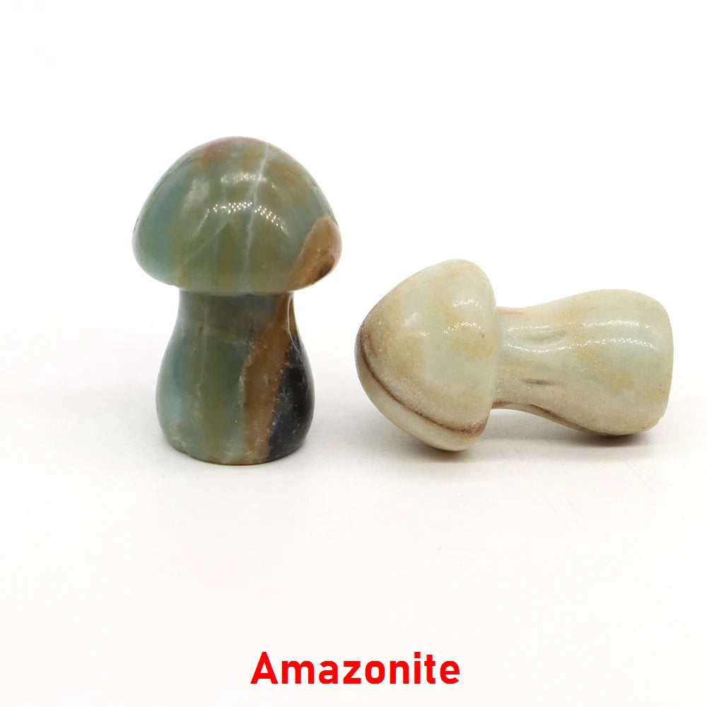 1.5" Crystal Mushroom Mineral Healing Home Decoration