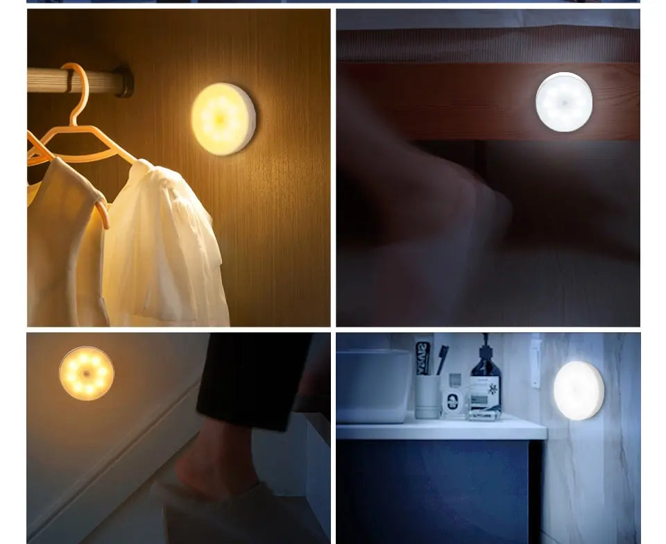 Rechargeable LED Lights Motion Sensor Night Light