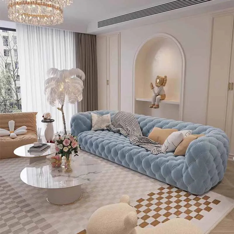 Living Room Sofa Modern Luxury White