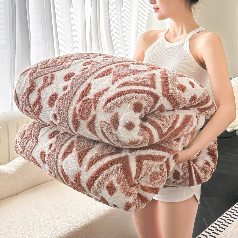 Fleece Blanket, Artificial Wool, Various Colors, Sizes