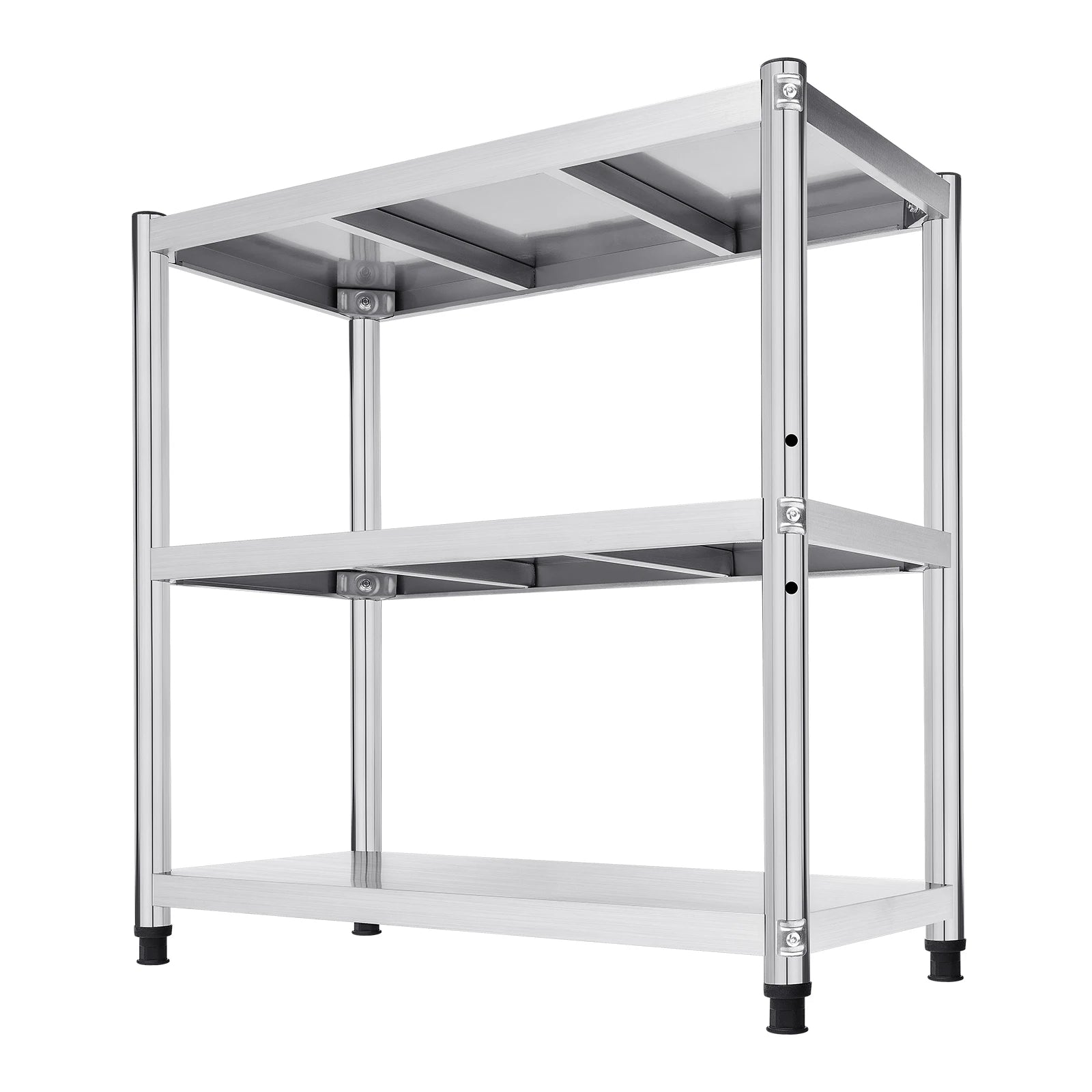 Stainless Steel Storage Rack,3-Tier Multi-functional Shelf