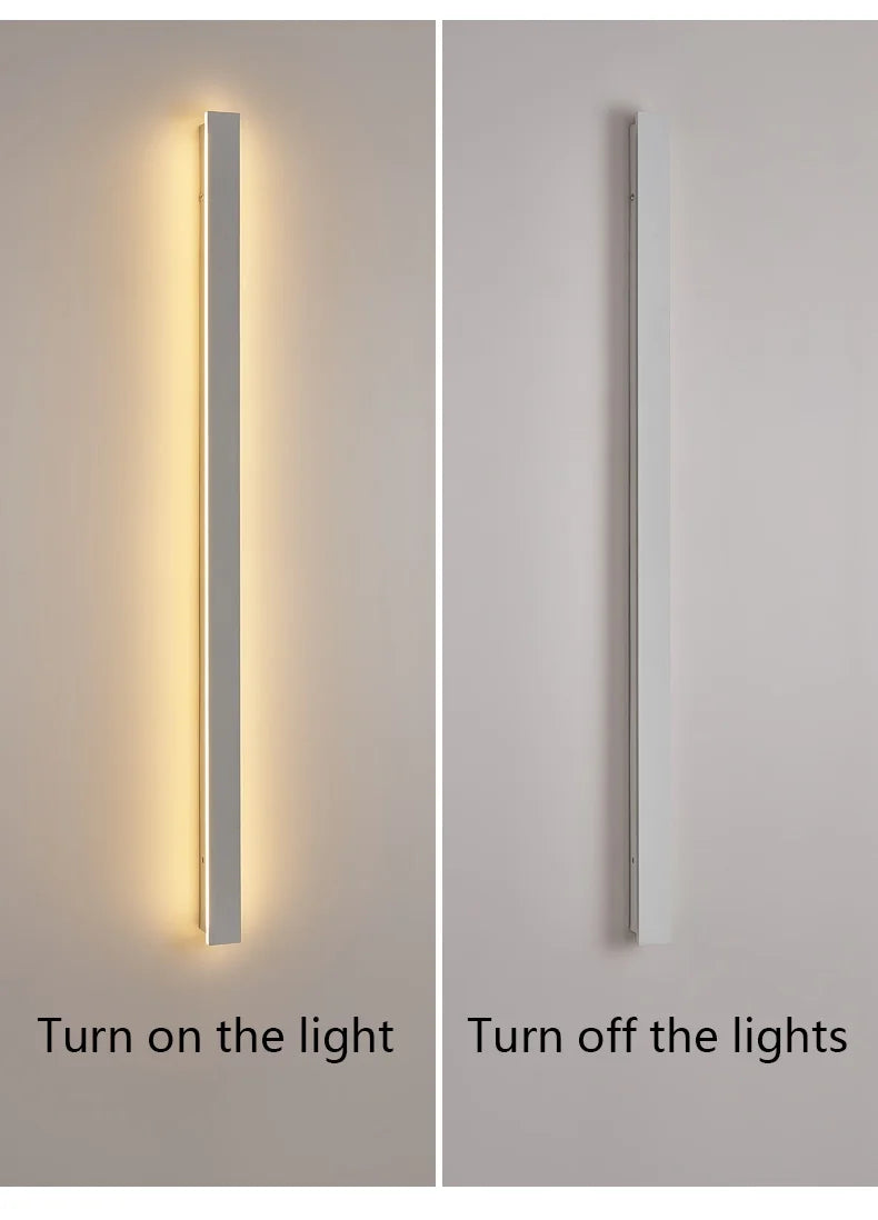 Long Strip Outdoor Waterproof Wall Garden Lights