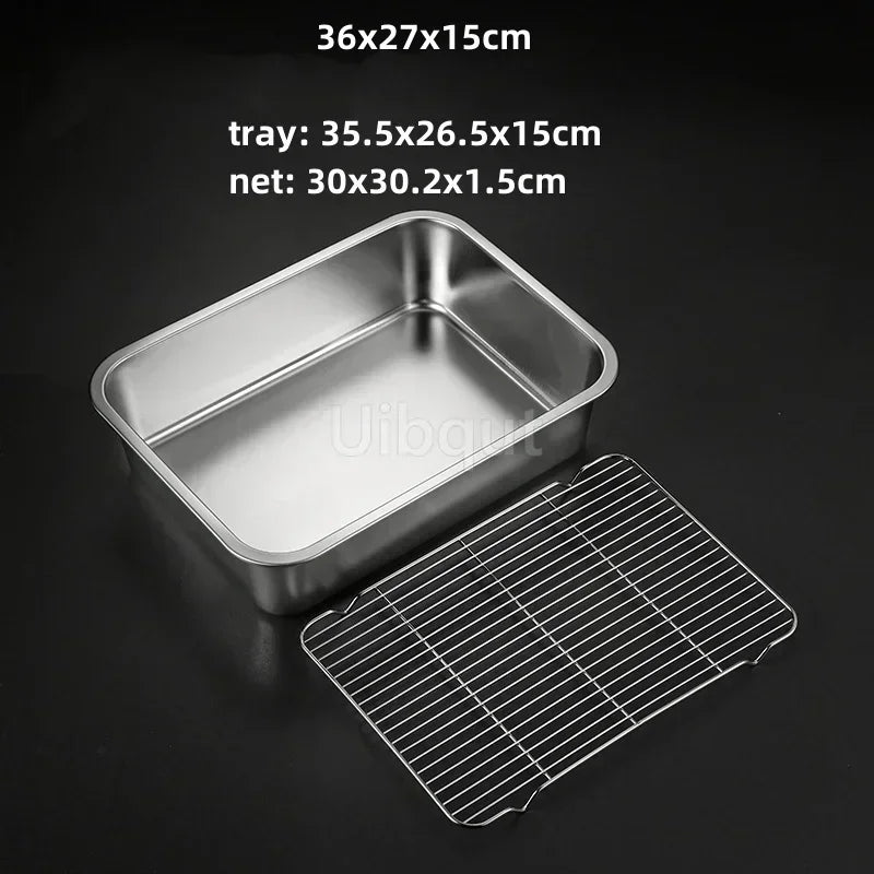 Stainless Steel Trays, Storage, Kitchen Containers, Lids