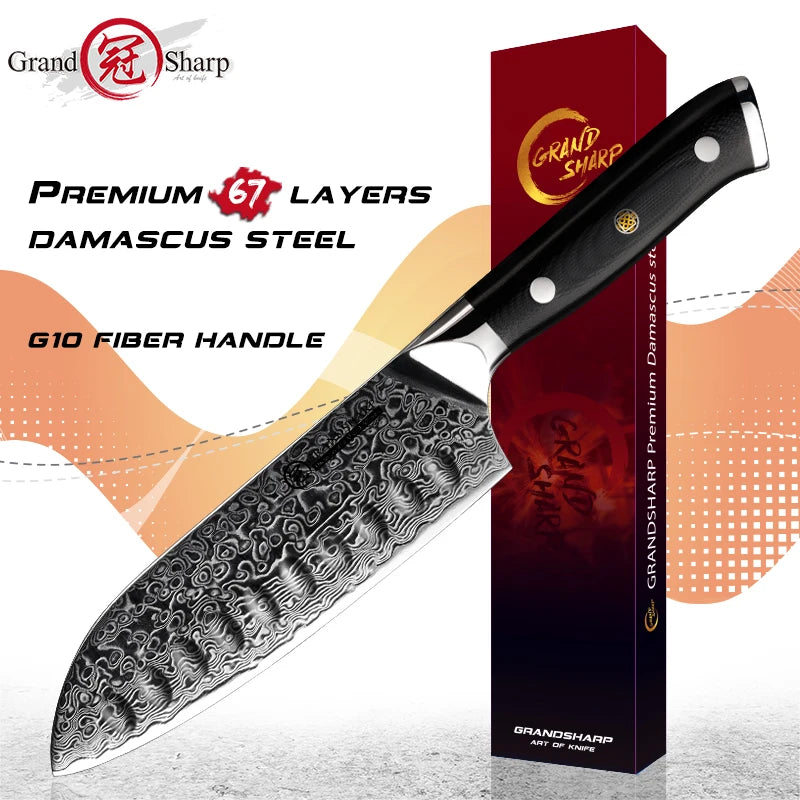 5 Inch Japanese Damascus Steel Kitchen Knife