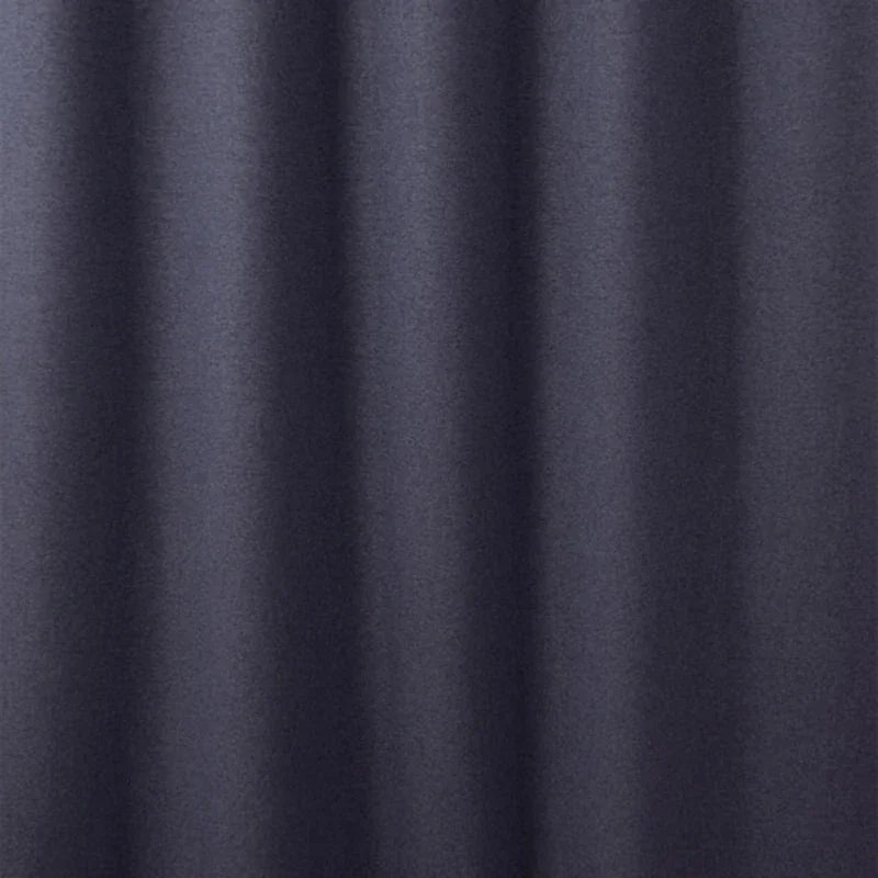 Linen Shower Curtain, Solid Color, Hooks, 6 Colors