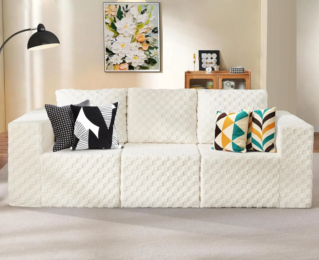 3-Seater Modular Couch, Deep Seat, Pillows