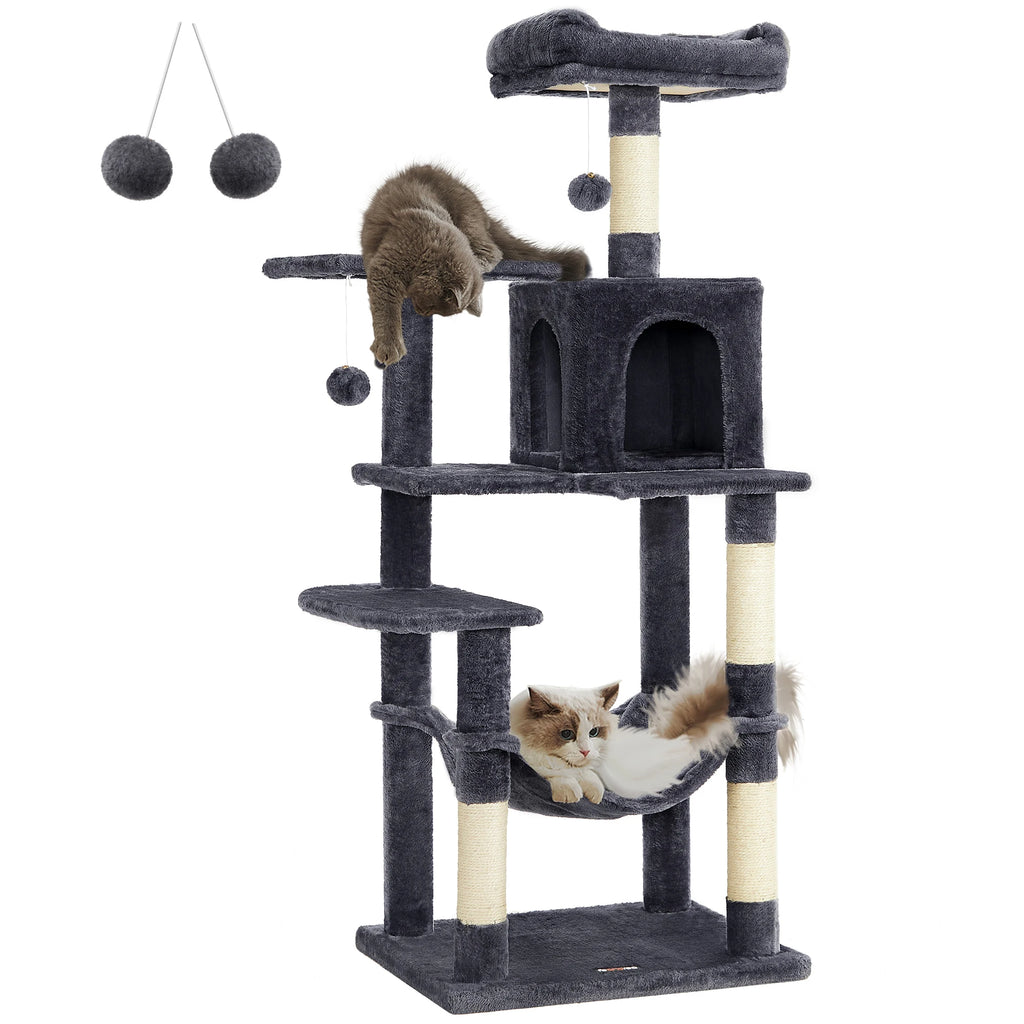 56.3-Inch Cat Tower for Indoor Cats