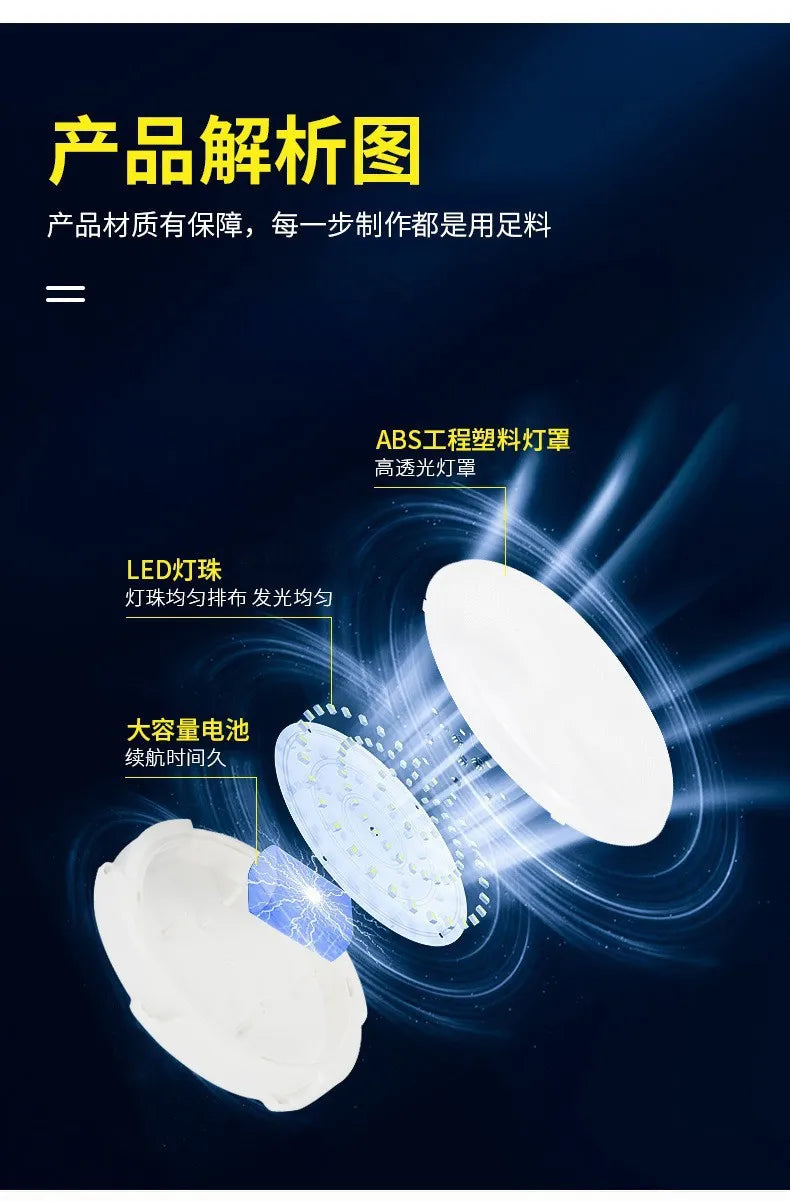 Solar Ceiling Light, Outdoor Indoor, Remote Control