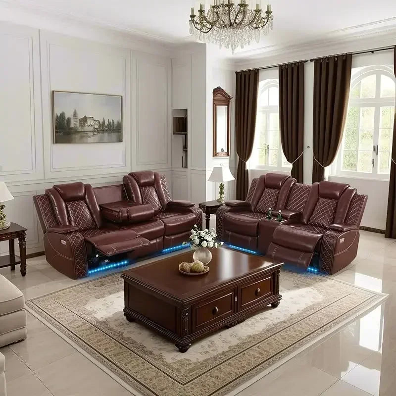 Recliner sofa, Power Recliner Set