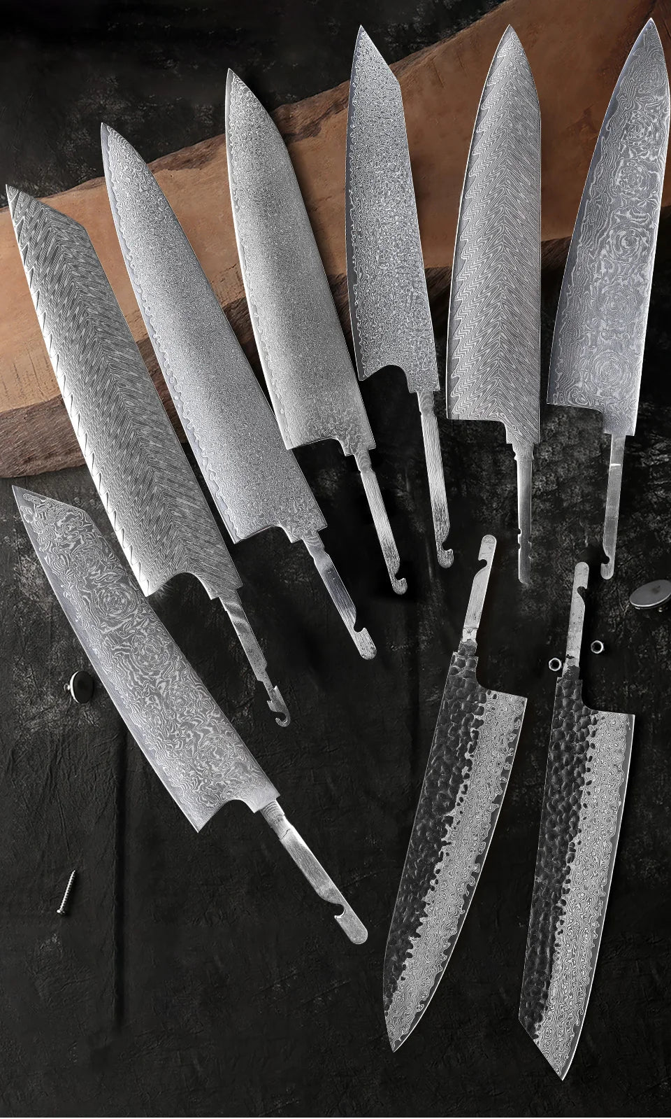 DIY Factory Japanese Damascus Steel Chef Knife