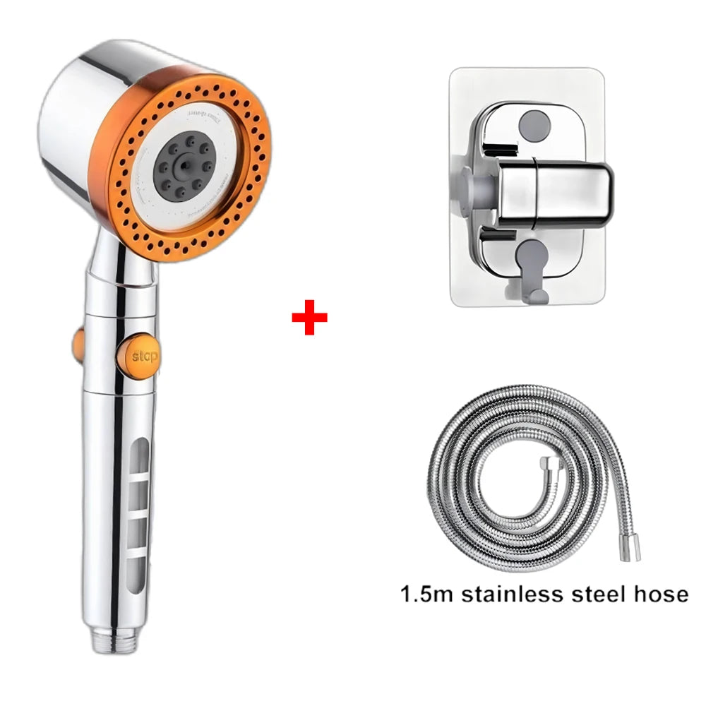 5 Modes Spray, Filter Shower Head, High Flow