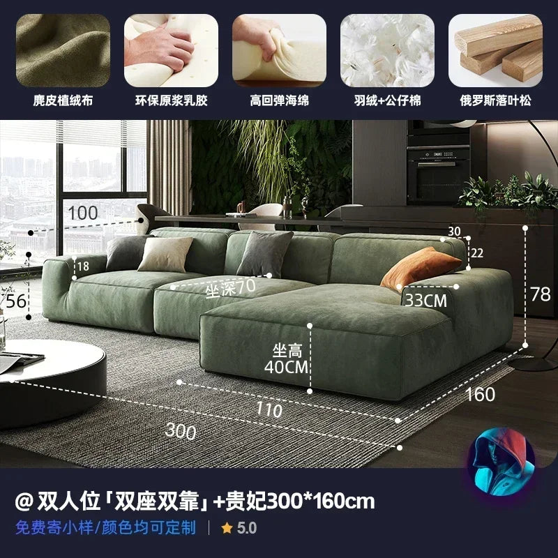 Fabric Corner Modular Living Room Sofas