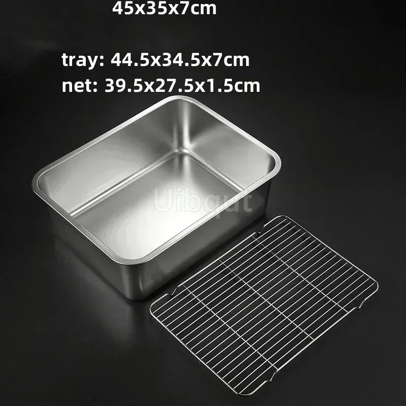 Stainless Steel Trays, Storage, Kitchen Containers, Lids