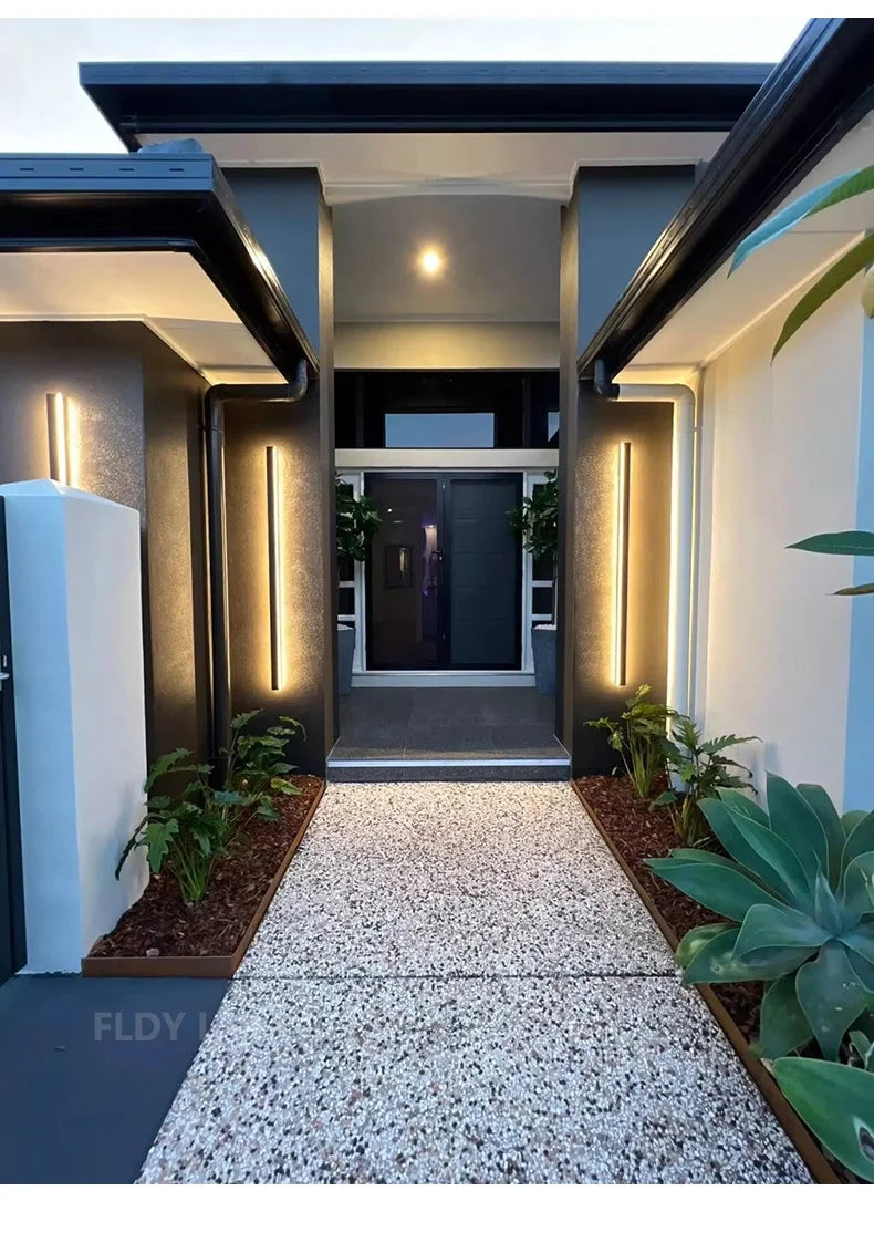 Long Strip Outdoor Waterproof Wall Garden Lights