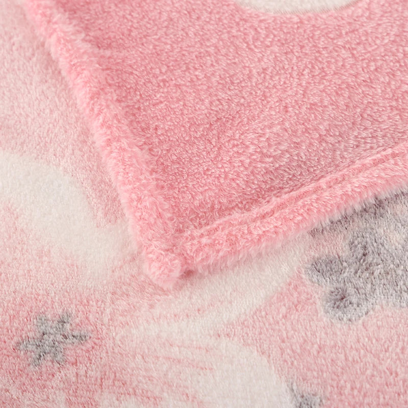 Flannel Blankets, Soft Comfortable, Various Colors, Patterns, Sizes