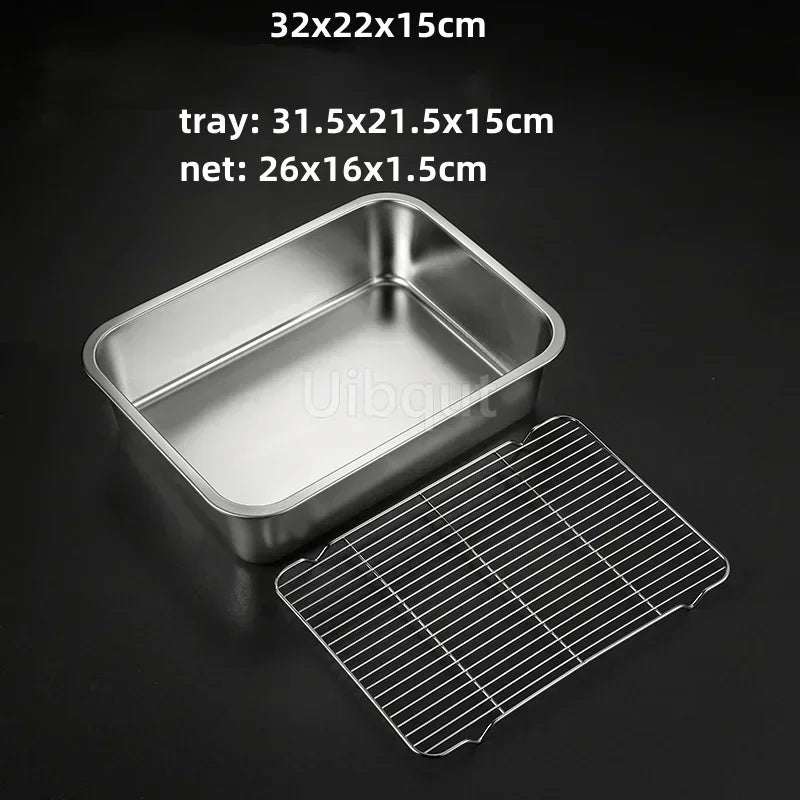 Stainless Steel Trays, Storage, Kitchen Containers, Lids