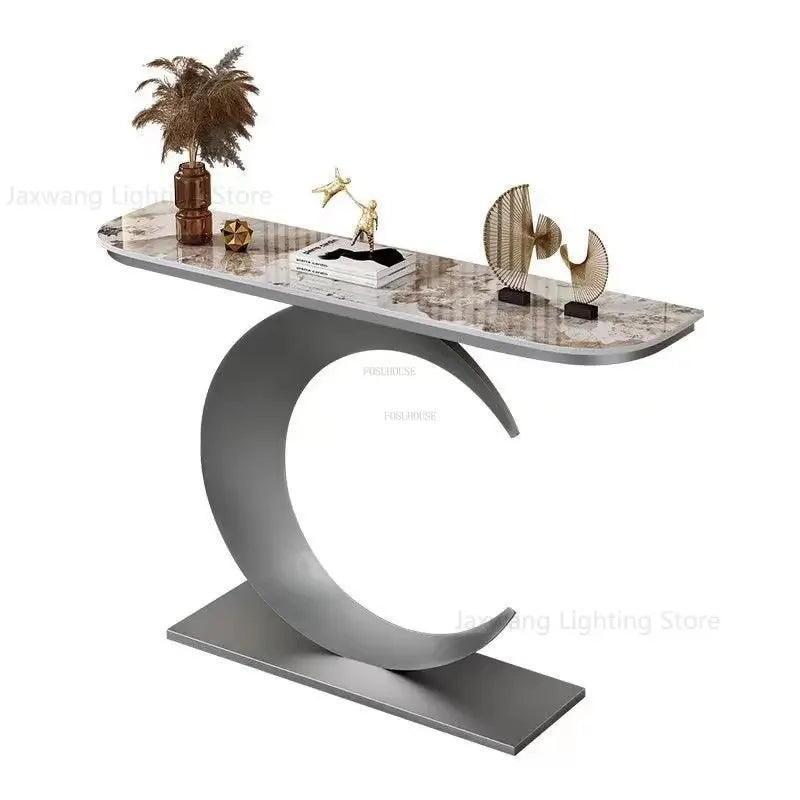 Slate Hallway, Porch Iron Console Table