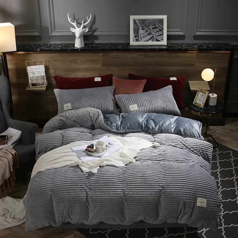 Solid Color Bedding Set, Various Colors, Sizes