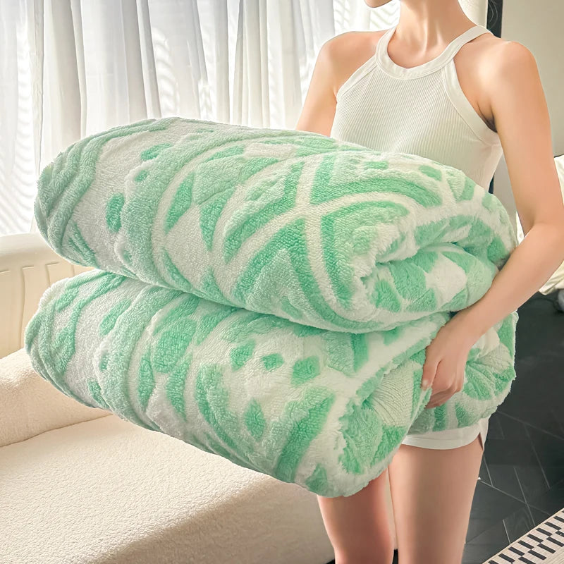 Fleece Blanket, Artificial Wool, Various Colors, Sizes